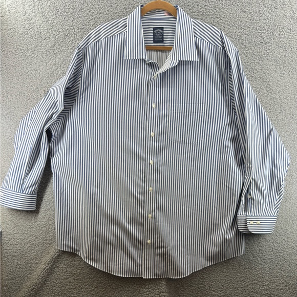 Brooks Brothers Other - Brook Brothers Striped Long Sleeve Button Down Shirt Size 19 34/35
